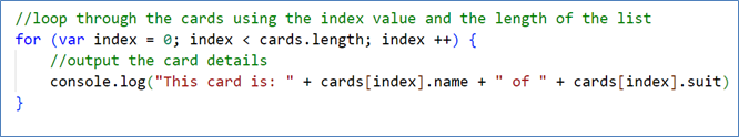 image of loop by index